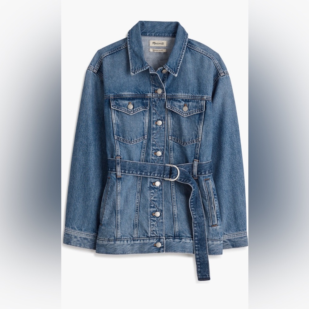 Madewell Oversized Trucker Denim Jacket Size Medium